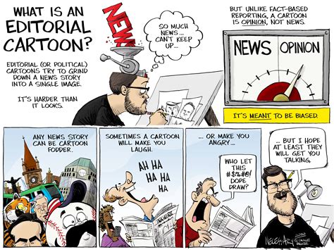 EDITORIAL CARTOONING .